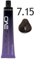 Крем-краска для волос Selective Professional Colorevo 7.15 / 84715 (100мл, блондин ладан) - 