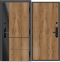 Входная дверь Nord Doors 88x206 правая глухая (Slotex/2613/Р) - 