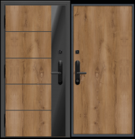 Входная дверь Nord Doors 88x206 левая глухая (Slotex/2613/Р) - 