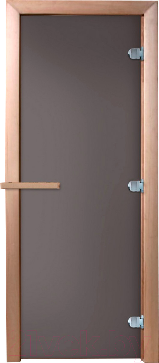 Стеклянная дверь для бани/сауны Doorwood Затмение 190х70