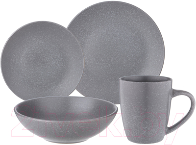 Набор столовой посуды Bronco Moments 577-192 (серый)