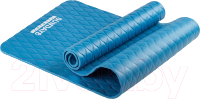 Коврик для йоги и фитнеса Sundays Fitness IR97505C (голубой)