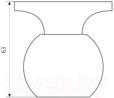 Ручка дверная Apecs 6072-01-G