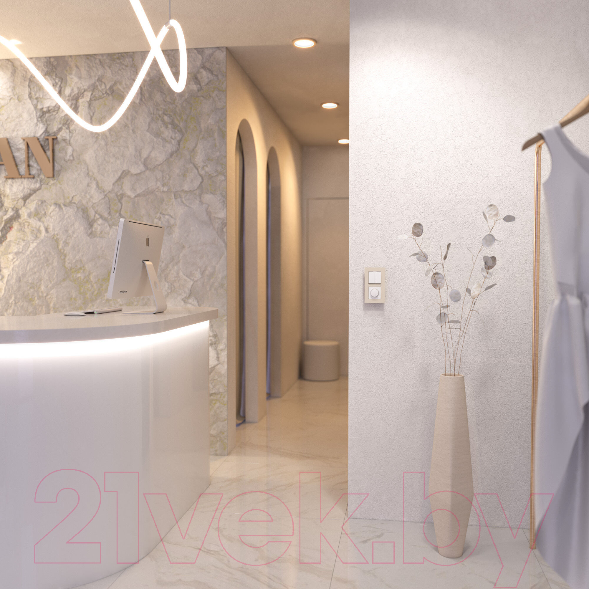 Рамка для выключателей и розеток Werkel W0022962 (айвори матовый) — фото 3