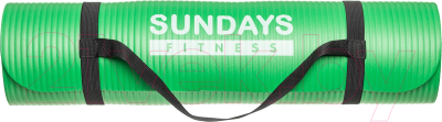 Коврик для йоги и фитнеса Sundays Fitness IR97505 (зеленый)