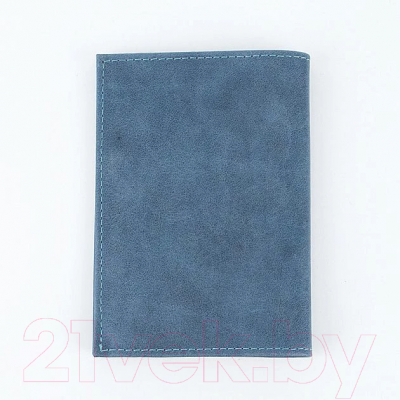 Обложка на паспорт Poshete 604-117K/NPK-NBW (синий)