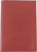Обложка на паспорт Poshete 604-117LG-LBB (красный) - 