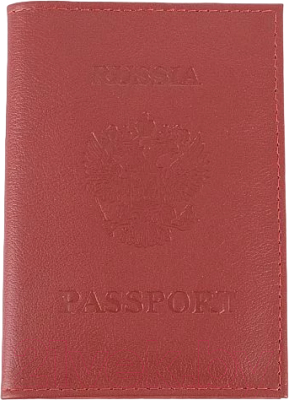 Обложка на паспорт Poshete 604-117LG-LBB (красный)