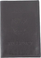 Обложка на паспорт Poshete 604-117LG-TYL (серый) - 