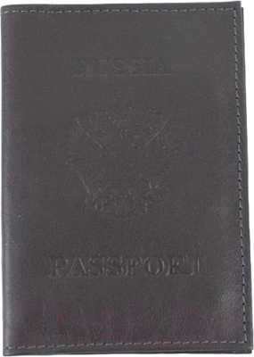 Обложка на паспорт Poshete 604-117LG-TYL (серый)