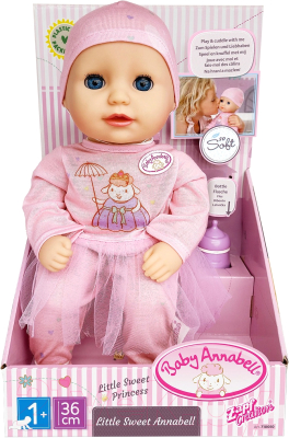 Пупс с аксессуарами Zapf Creation Baby Annabell. Маленькая девочка / 41996