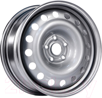 Изображение товара Штампованный диск Trebl 8036 15x6" 5x100мм DIA 56.1мм ET 48мм Silver