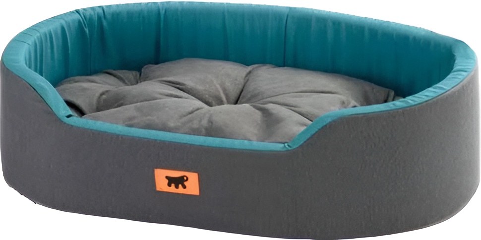 Лежанка для животных Ferplast Dandy 45 / 82941099 (черный/бирюзовый)