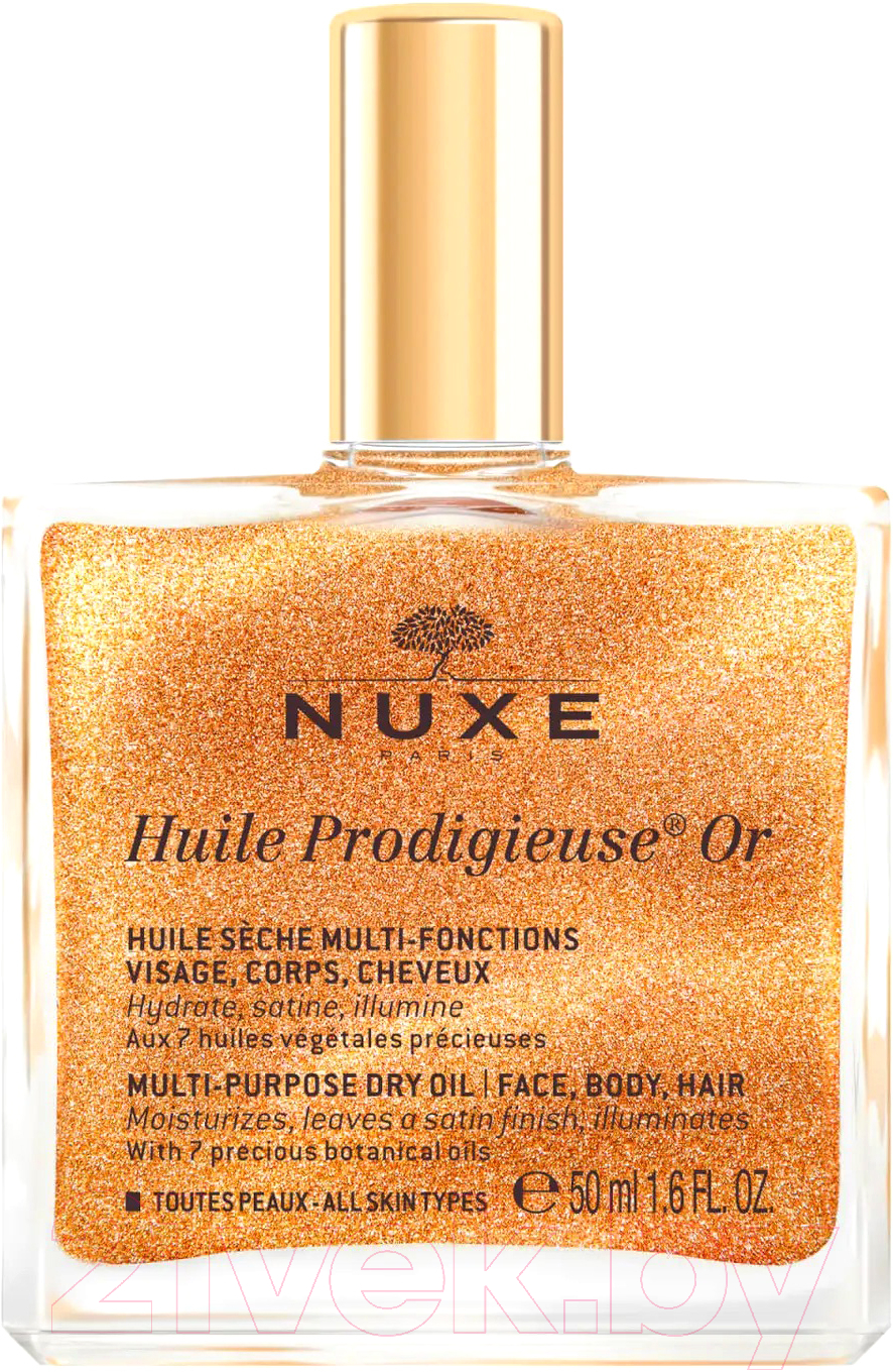 Масло косметическое Nuxe Huile Prodigieuse Мерцающее сухое для лица тела и волос