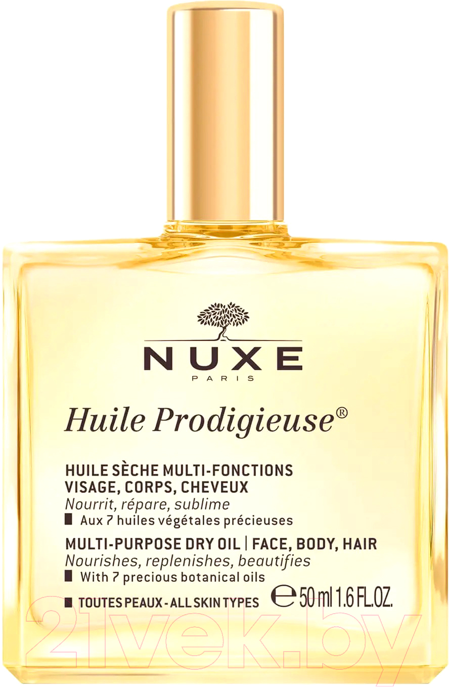 Масло косметическое Nuxe Huile Prodigieuse Сухое для лица тела и волос