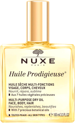 Масло косметическое Nuxe Huile Prodigieuse Сухое для лица тела и волос (100мл)