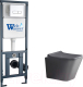 Унитаз подвесной с инсталляцией WeltWasser Marberg 410 + Gelbach 041 MT-GR + Mar 410 SE GL-WT - 