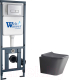 Унитаз подвесной с инсталляцией WeltWasser Marberg 410 + Gelbach 041 MT-GR + Mar 410 SE CR - 