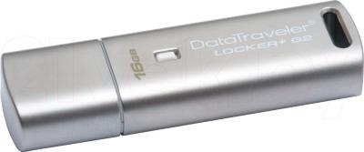Usb flash накопитель Kingston DataTraveler Locker+ G2 16Gb (DTLPG2/16GB) - общий вид