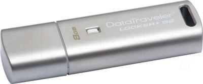 Usb flash накопитель Kingston DataTraveler Locker+ G2 8Gb (DTLPG2/8GB) - общий вид