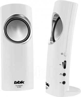 Мультимедиа акустика BBK CA-206S (белый) - общий вид