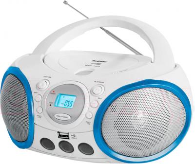 Магнитола BBK BX150U (White-Blue) - общий вид