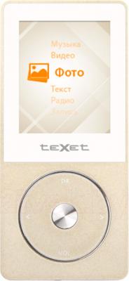 MP3-плеер Texet T-55 (8GB, бежевый) - общий вид