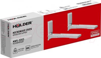 Кронштейн для крепления микроволновой печи Holder MWS-2003 (черный) - упаковка