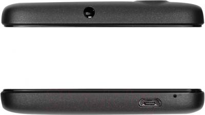 Смартфон Prestigio MultiPhone 5504 Duo (черный) - вид сверху и снизу