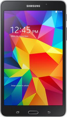 Планшет Samsung Galaxy Tab4 7.0 8GB / SM-T230 (черный) - фронтальный вид