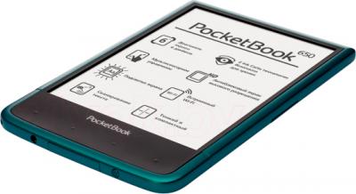 Электронная книга PocketBook Ultra 650 (изумруд) - вид лежа