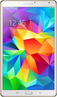 Планшет Samsung Galaxy Tab S 8.4 16GB / SM-T700 (белый) - фронтальный вид