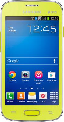 Смартфон Samsung Galaxy Star Plus / S7262 (зеленый) - вид спереди