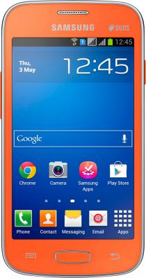 Смартфон Samsung Galaxy Star Plus / S7262 (оранжевый) - вид спереди