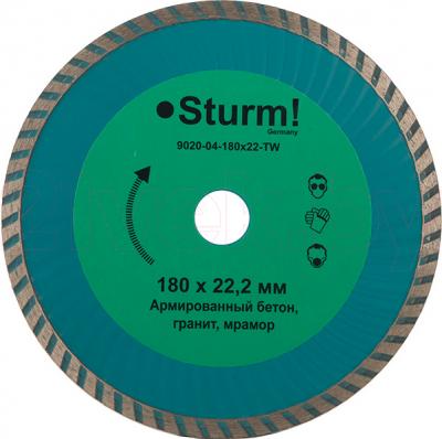 Отрезной диск алмазный Sturm! 9020-04-180x22-TW - общий вид