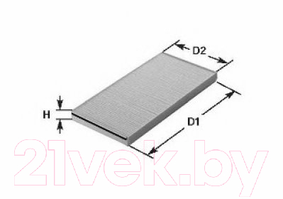 Салонный фильтр Clean Filters NC2023CA