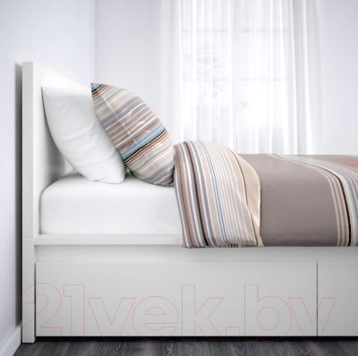 Двуспальная кровать Ikea Мальм 492.110.20