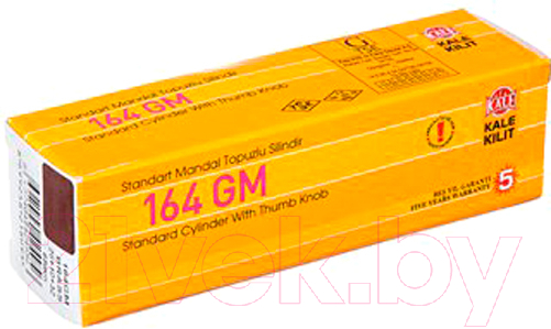 Цилиндровый механизм замка Kale Kilit 164GM-90(35+10+45C)-C-BP-3KEY-STB / 164GM000034 — фото 2