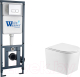 Унитаз подвесной с инсталляцией WeltWasser Marberg 410 + Nesenbach 004 GL-WT + Mar 410 SE-WT - 