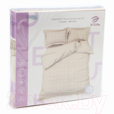 Комплект постельного белья Этель Cage 2сп / 10060103 (серый)