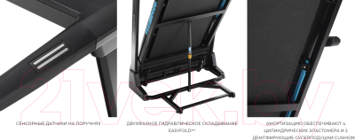 Электрическая беговая дорожка Oxygen Fitness Emerald TFT 10