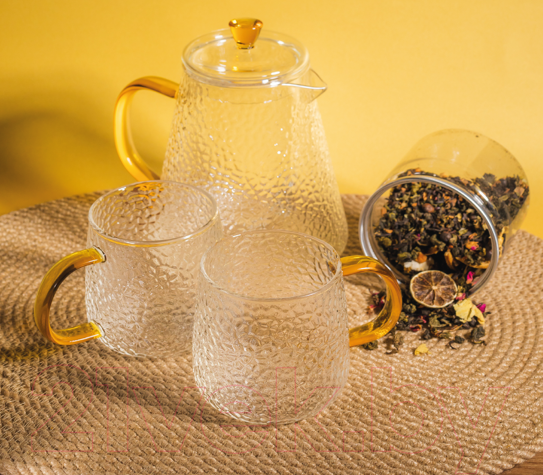 Чайный набор Makkua Teapot Provance TP1000 + CP300