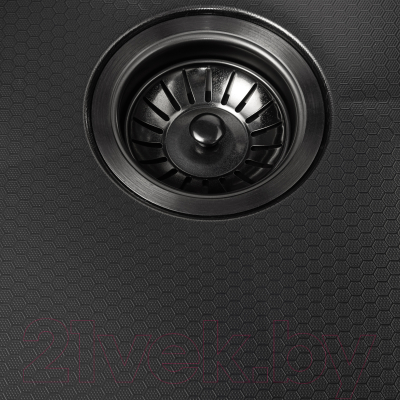 Мойка кухонная Arfeka Eco AR PVD Nano Decor 50x50 (черный)