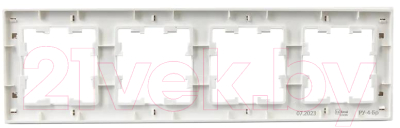 Рамка для выключателя IEK Brite BR-M42-51-K01 (белый рифленый)