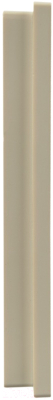 Рамка для выключателей и розеток IEK Brite BR-M52-51-K10 (бежевый рифленый)