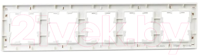 Рамка для выключателя IEK Brite BR-M52-51-K01 (белый рифленый)