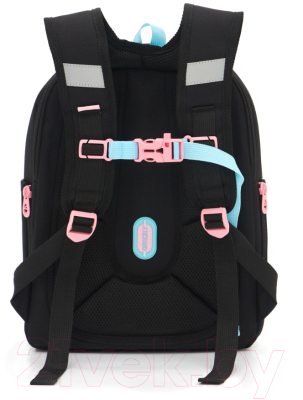 Школьный рюкзак Grizzly RAf-492-3 (черный)