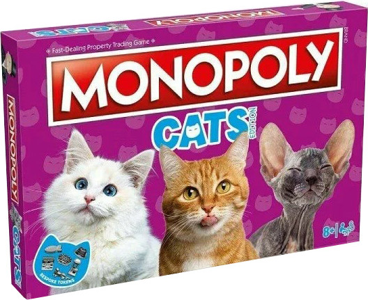 Настольная игра Hasbro Монополия Cats (Кошки) / WM03528-EN1-6