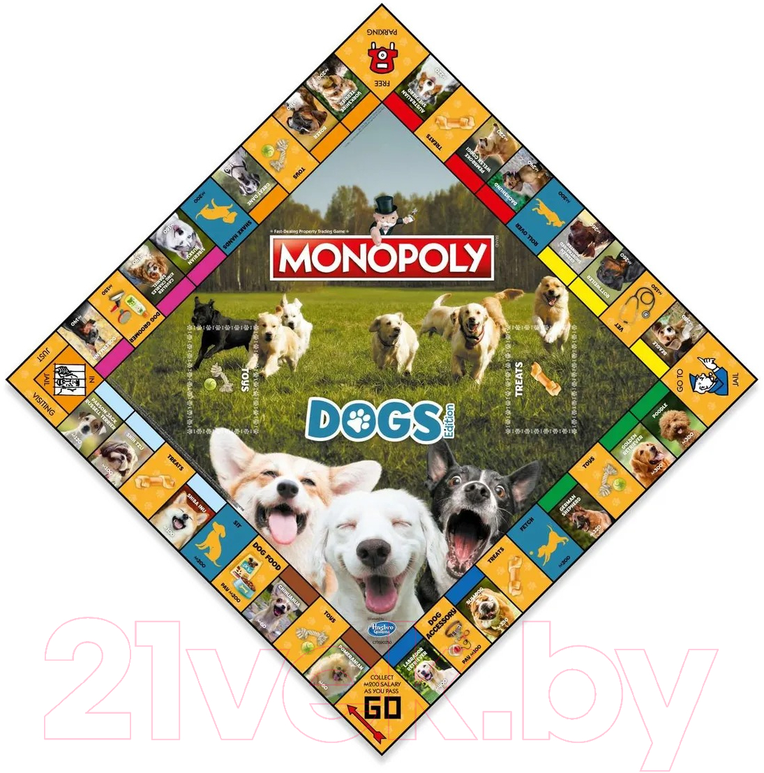 Настольная игра Hasbro Монополия Dogs (Собаки) / WM03194-EN1-6