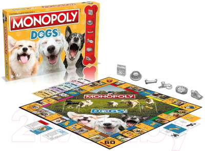 Настольная игра Hasbro Монополия Dogs (Собаки) / WM03194-EN1-6